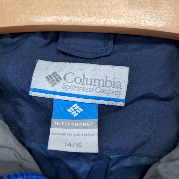 Columbia Boys Interchange Jacket Multicolor 14/16 Nylon Polyester Outer Layer - Picture 11 of 15